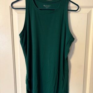 Athleta Green Fitted Sleeveless Tank Top
